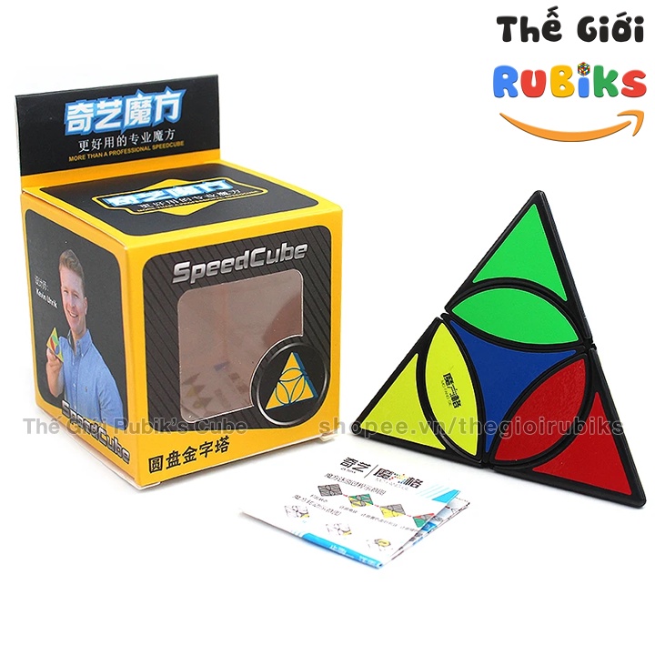 Rubik QiYi Coin Tetrahedron Pyraminx Ancient Cube Rubik Tam Giác Biến Thể 4 Mặt.