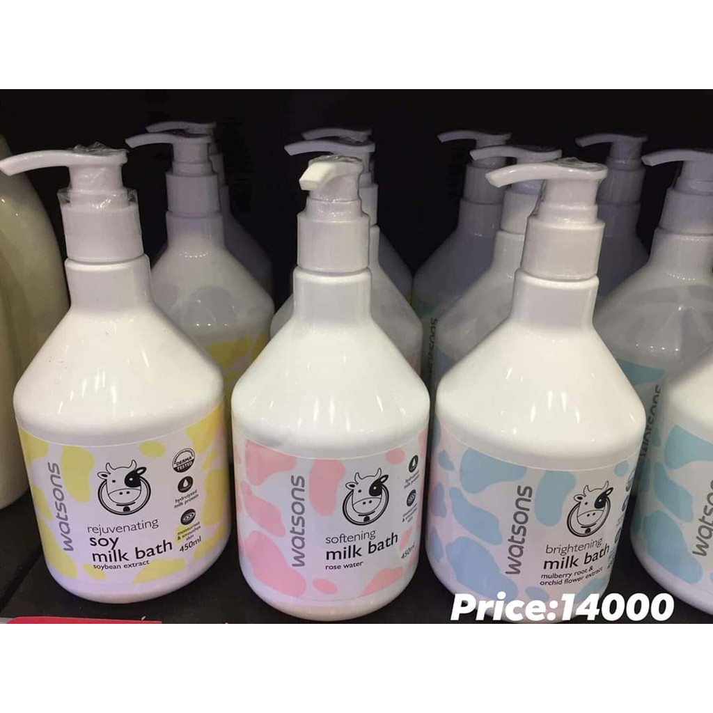 (Sỉ = Lẻ) SỮA TẮM CON BÒ WASTON Milk Bath THÁI LAN 450ML | BigBuy360 - bigbuy360.vn