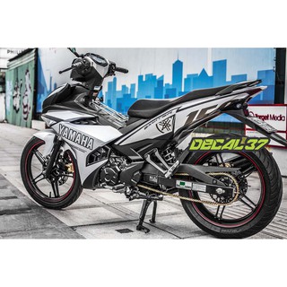 Tem Trùm Exciter 150 Trắng Đen