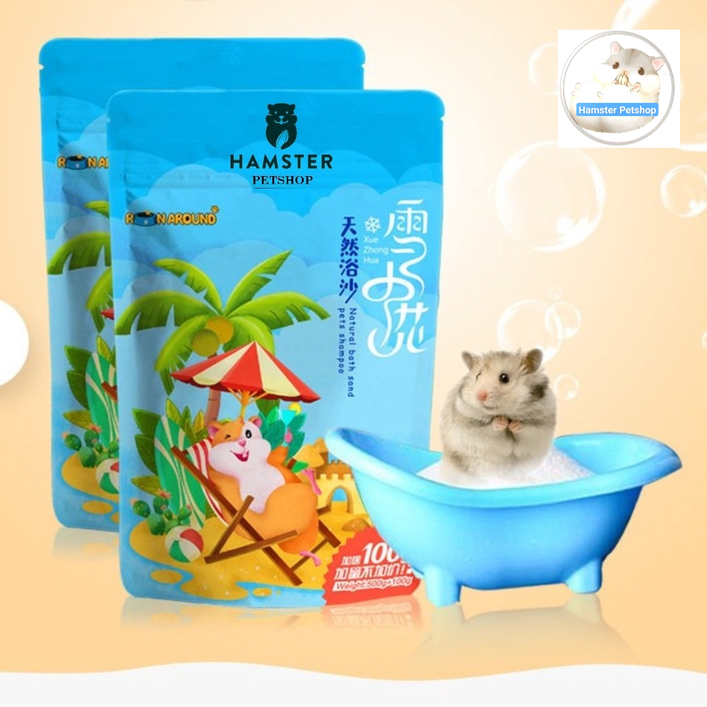 Cát tắm cao cấp Run around 600g cho hamster