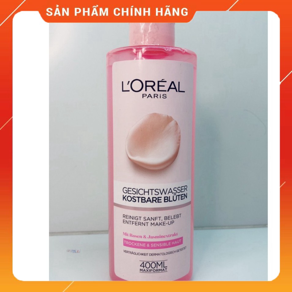 [SALE] Nước hoa hồng Loreal kostbare Bluten 400ml của Đức