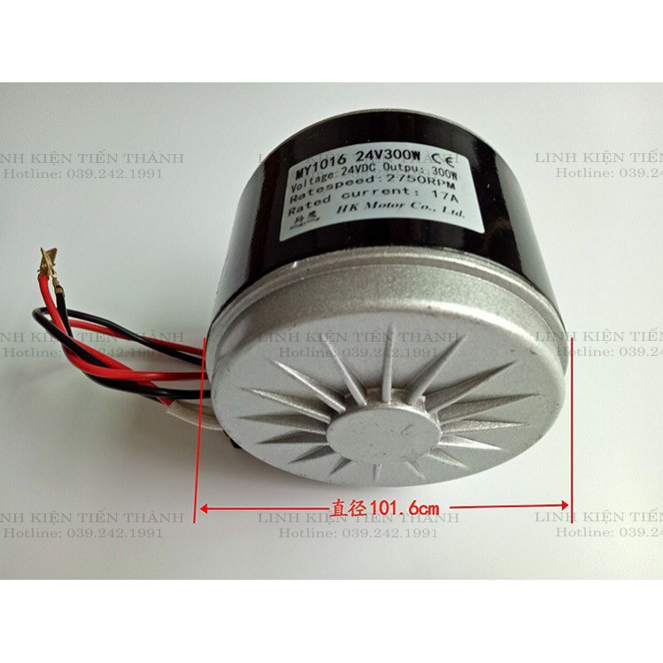 MOTOR 24V300W Dành Cho Xe Escooter Kéo Dây Cuaroa