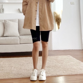 Quần legging lửng biker lưng thun - vải thun cao cấp - ufothebasic