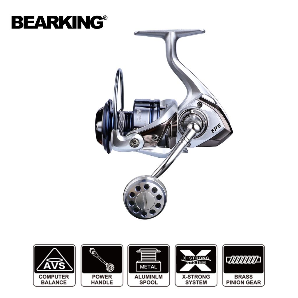 Máy Câu Cá Chống Nước 2022 1000-6000 9+1BB 5.2:1 Max Drag 12KG