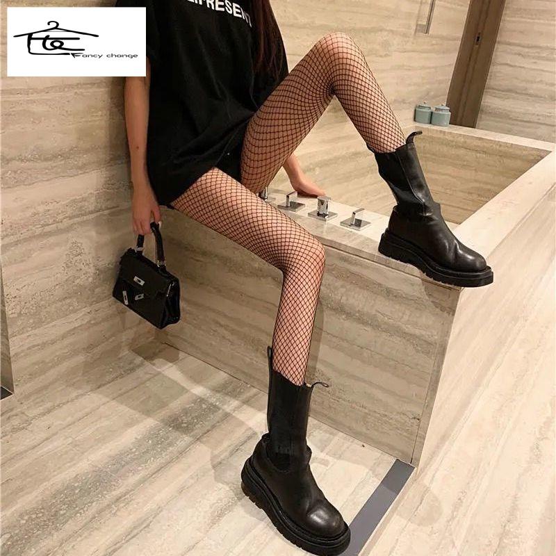 Vớ Lưới Lụa Mỏng Màu Đen Chống Móc Thời Trang Xuân Hè Phổ Biến