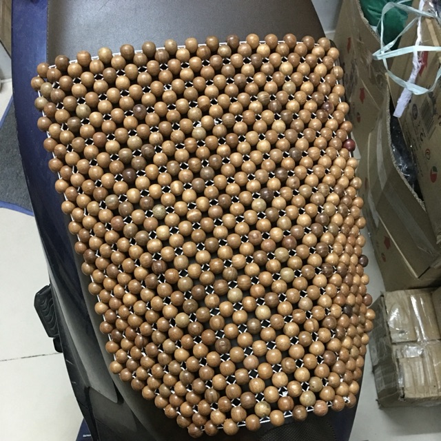 Đệm yên hạt gỗ xe máy