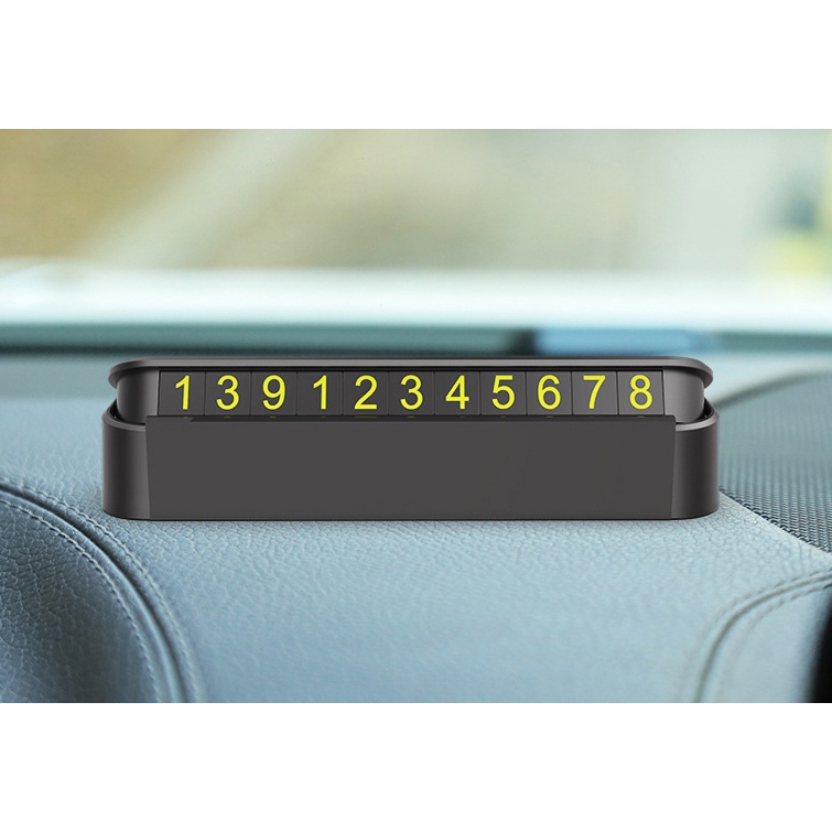 Bảng số kiêm giá đỡ điện thoại trên taplo ô tô JK-35 Nhựa ABS (HÀNG LOẠI 1)