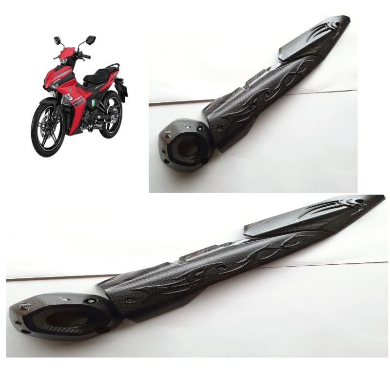 ốp trang trí exciter 155 cacbon