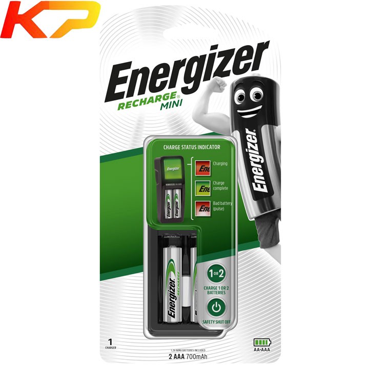 Bộ sạc Pin AA, AAA Energizer CHVCM4, CHVC4, CH2PC4 Chính Hãng.