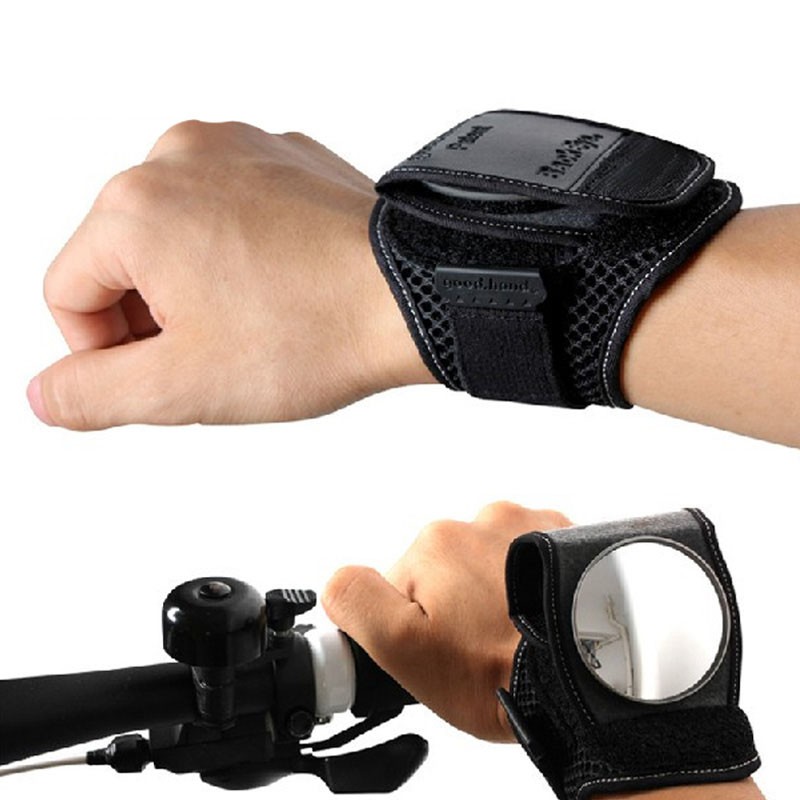 Băng đeo cổ tay WEST BIKING gắn gương chiếu hậu sử dụng khi đi xe đạp leo núi