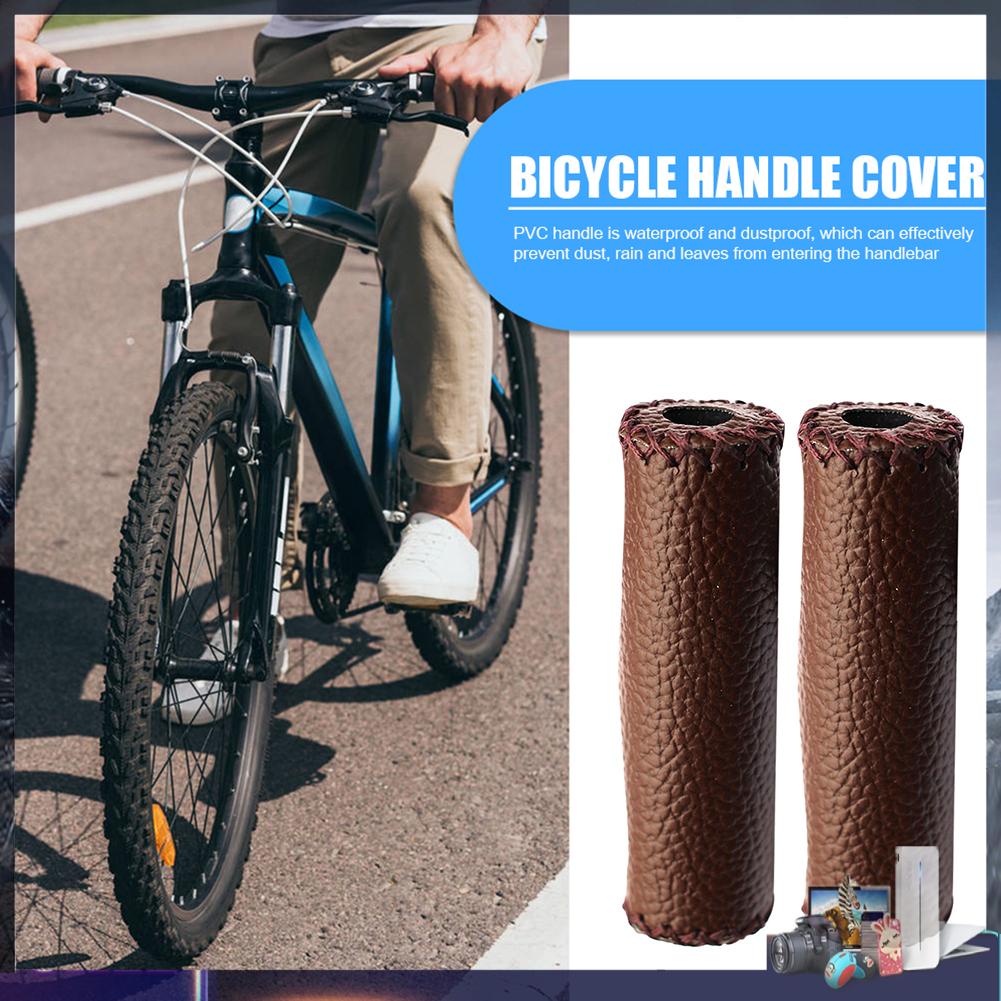 Cặp bao tay lái xe đạp MTB bọc da PU chống trượt