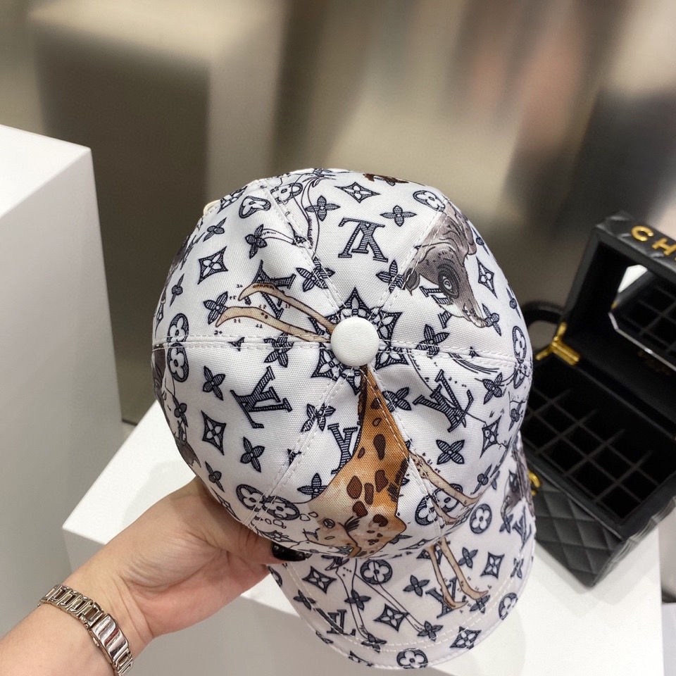 LOUIS VUITTON Internet celebrity same style baseball cap Korean style fashion all-matching fashion p