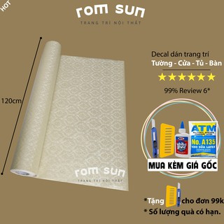 [Khổ 120cm] Giấy dán tường phòng ngủ,decal dán tường /dán phòng ngủ/dán phòng khách/dán tủ/dán bàn phong cách hàn quốc