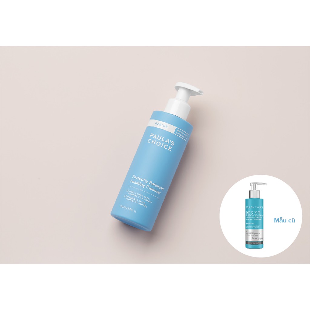 Sữa rửa mặt Paula's Choice Resist Perfectly Balanced Foaming Cleanser (190mL)
