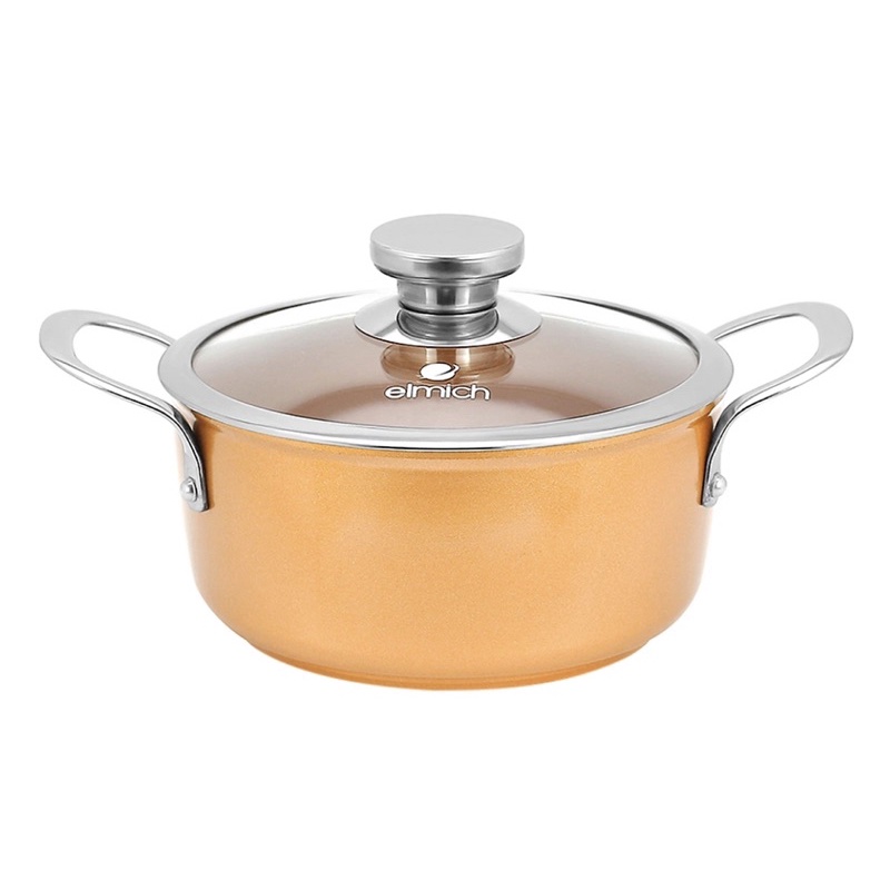 Nồi Phủ Sứ Elmich Royal Premium EL-1179 (18cm) - Vàng Đồng