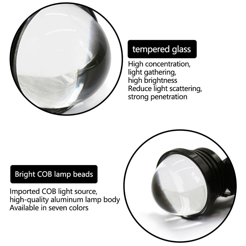 Đèn LED Sương Mù Chạy Ban Ngày DRL Eagle COB 12V Chuyên Dụng Cho Xe Mô Tô