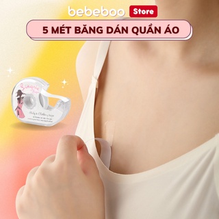 Miếng Dán Cố Định Quần Áo BEBECHIC , Cuộn Băng Dính Thời Trang Cố Định, Băng DínhThời Trang Chống Hở Váy Sơ Mi