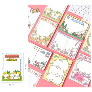 Giấy Note / Memo Pad CHUBBY BUNNY | N28