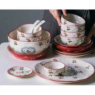 Bát cơm cherry hoa hồng