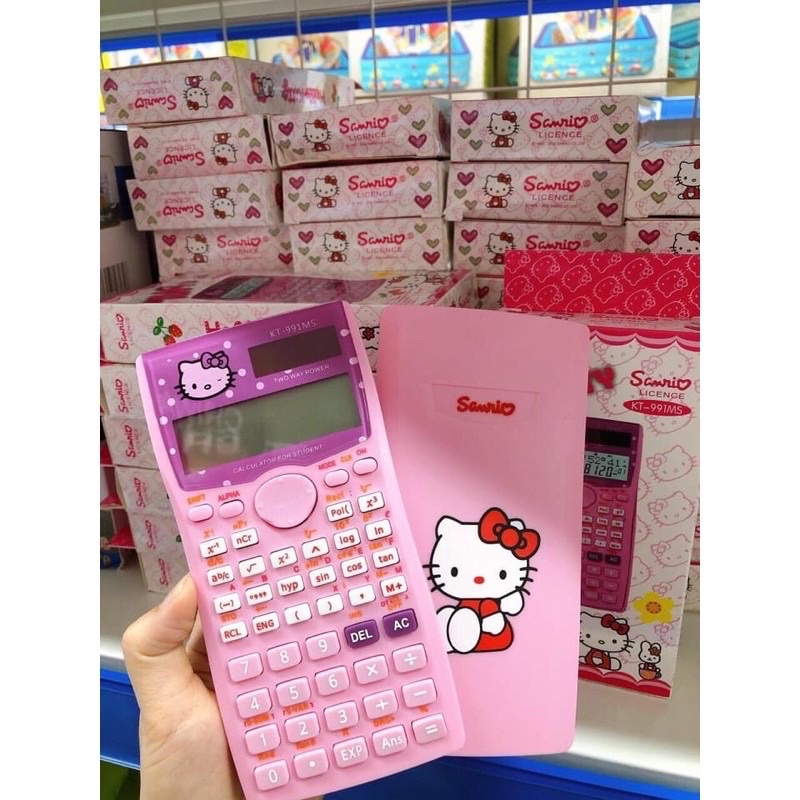 MÁY TÍNH BỎ TÚI HÌNH HELLO KITTY DỄ THƯ