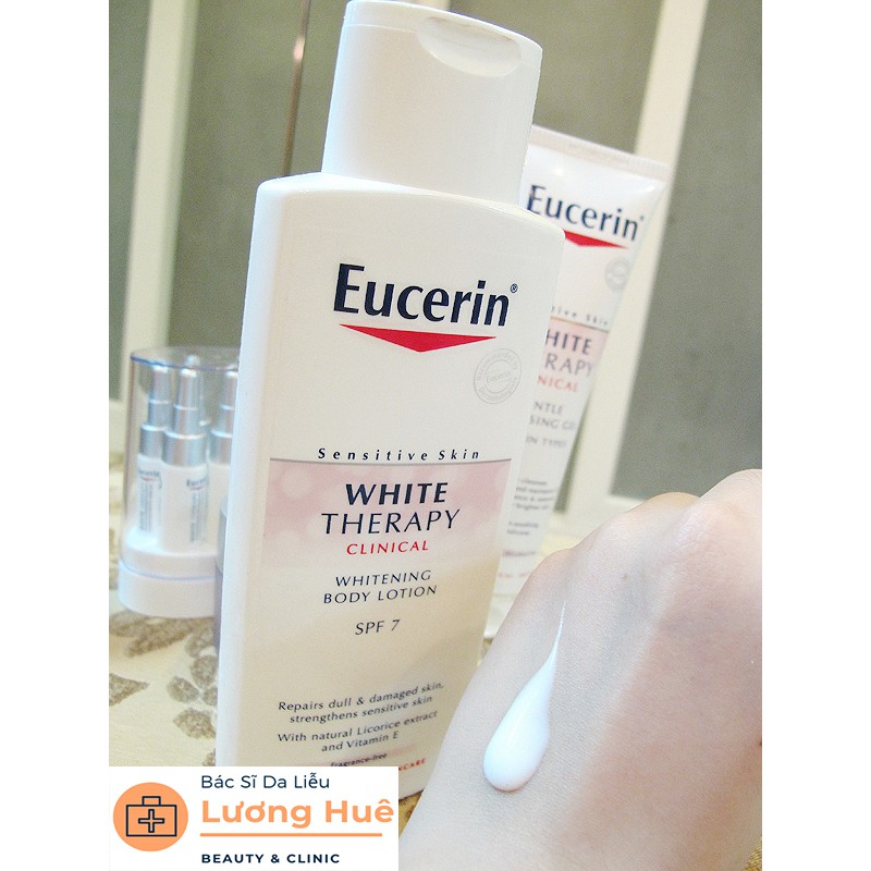 ✔️【Chính hãng】⭐SỮA DƯỠNG THỂ TRẮNG DA - Eucerin White Therapy Whitening Body Lotion SPF 7 250ml