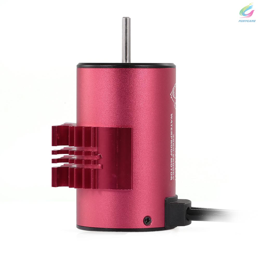 Động Cơ Không Chổi Than Surpass Hobby 3660 2600kv Kèm Bộ Tản Nhiệt Và Esc 60a Bec Cho Xe Điều Khiển Từ Xa 1 / 10 1 / 8