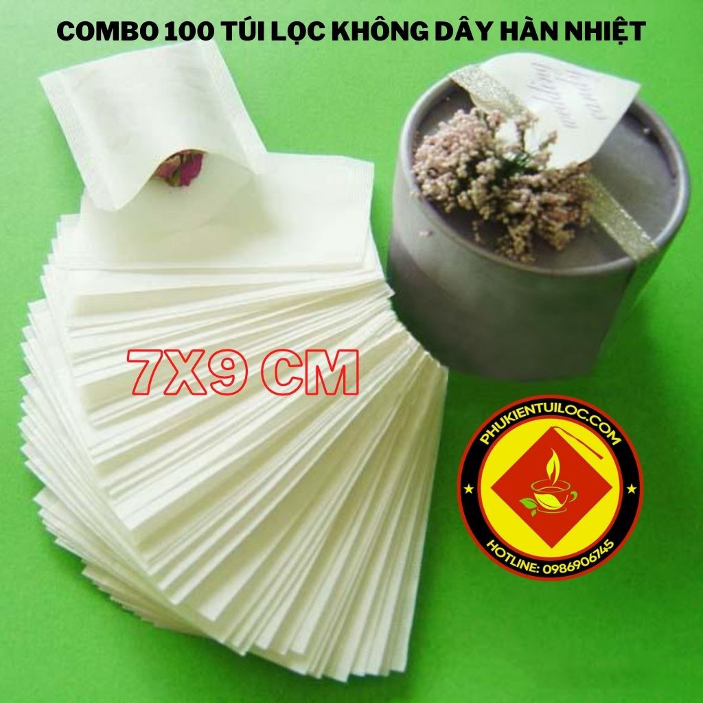 TÚI LỌC VẢI KHÔNG DÂY BUỘC 100 TÚI/SP -Phukientuiloc