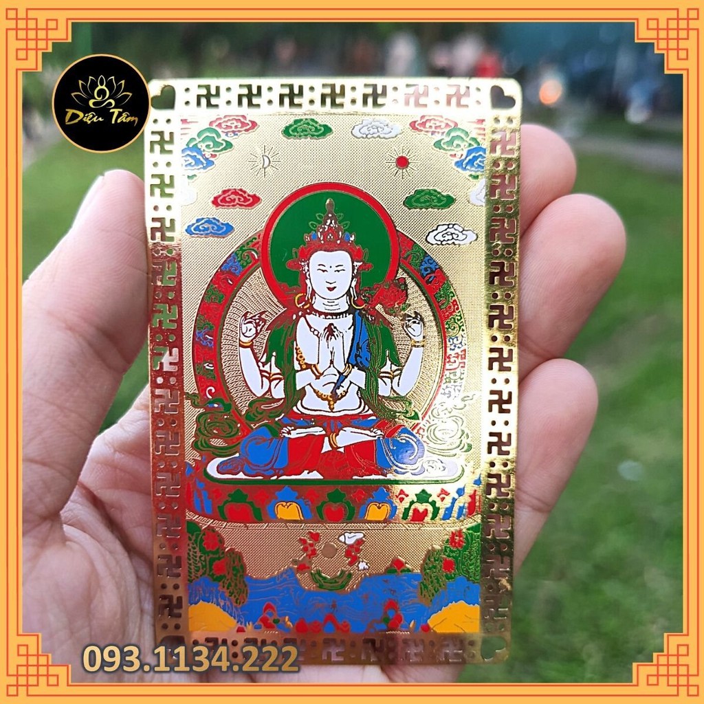 Miếng Kinh tượng phật quan âm tứ thủ