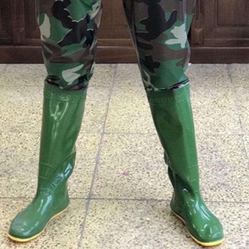 Quần ủng rằn ri lội nước bảo hộ lao động (đế vàng) Hoa San | BigBuy360 - bigbuy360.vn