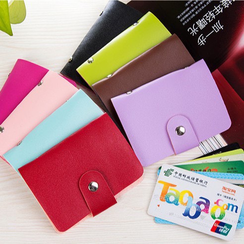 Ví đựng thẻ ATM các loại có khóa bấm tiện lợi (đựng 24 thẻ) Superbag668 243