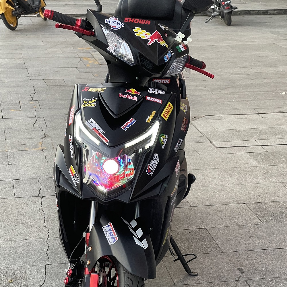 Nhãn dán xe máy Phụ tùng Thái Lan Stickers Đề can bộ đua xe Yamaha Honda Scooter Decal Phụ kiện Hình dán Jrp