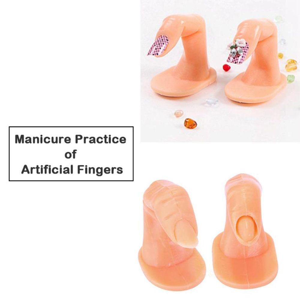 Mô Hình Ngón Tay Giả Giá Đỡ Hỗ Trợ Luyện Tập Làm Móng Nghệ Thuật