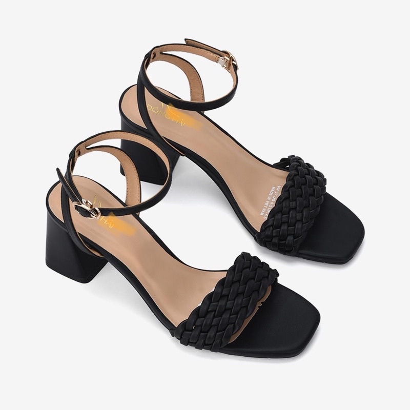 Giày SANDAL gót 5 phân quai bính ngang