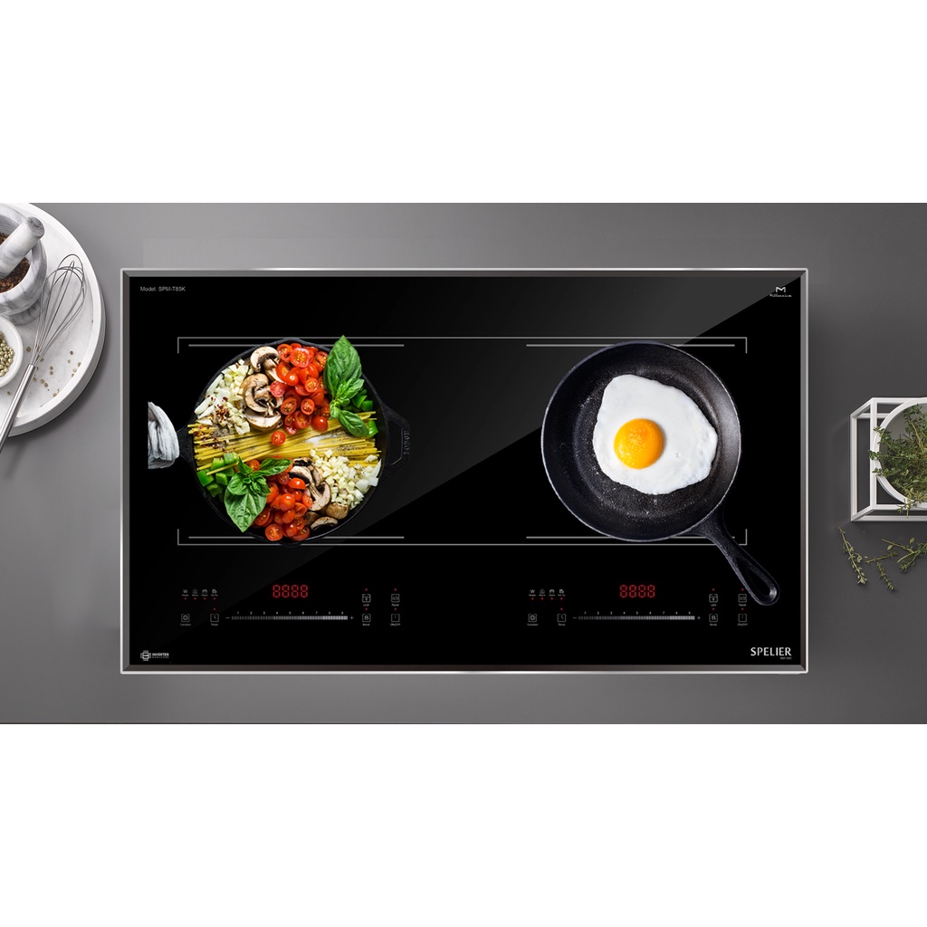 Bếp từ đôi Spelier SPM-T85K - NK malaysia - BH 5 năm - Hàng chính hãng