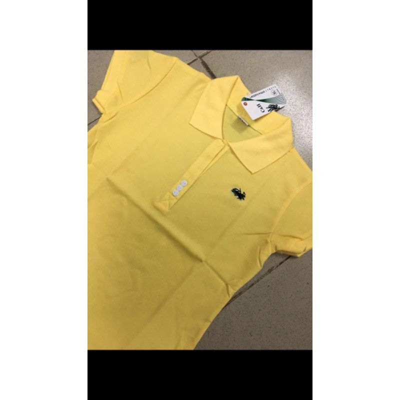 Áo thun vải cá sấu