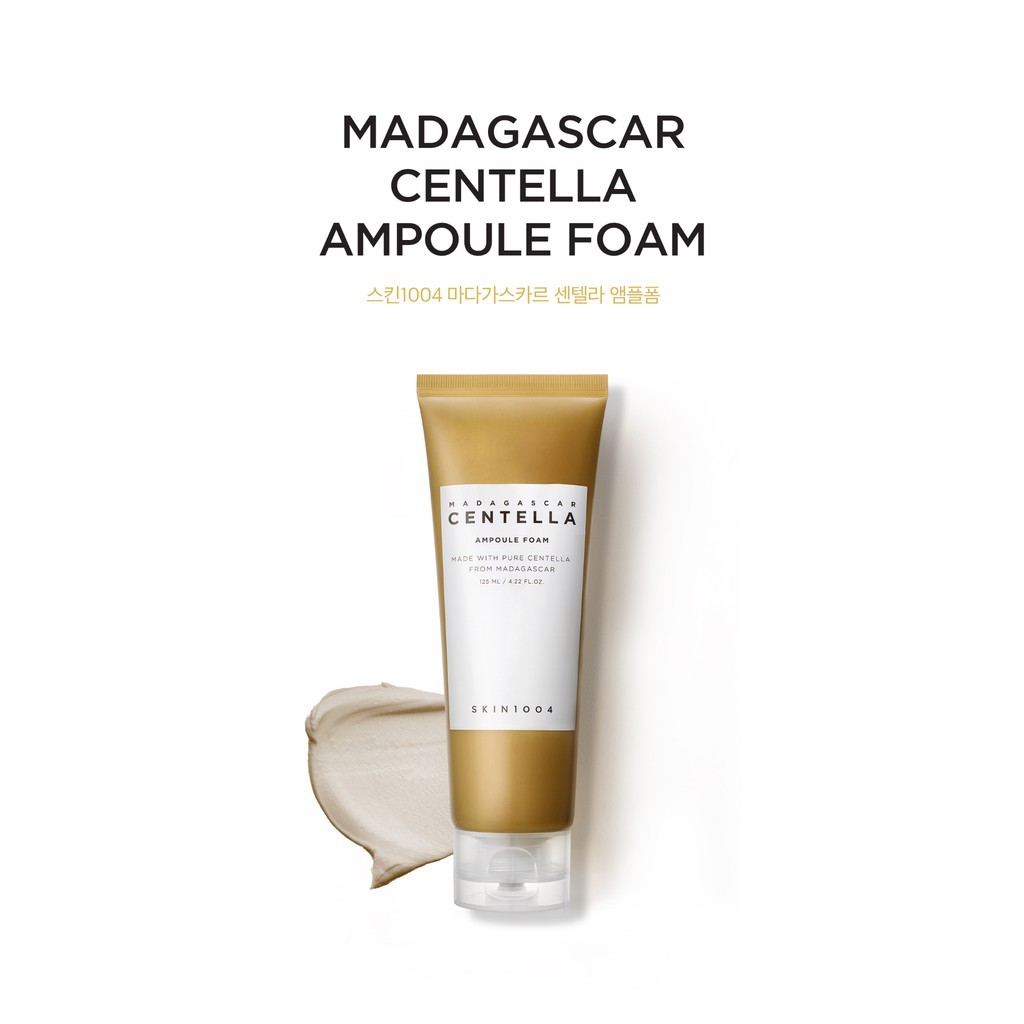 Bộ 2 Sản Phẩm Dưỡng Da Giảm Mụn, Phục Hồi Da Skin1004 Madagascar Centella Asiatica (Sửa rữa mặt + Serum)