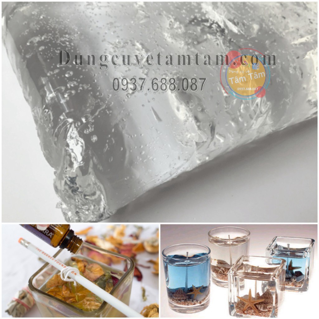 [ TÂM TÂM ]-Sáp gel trong giả nước trong mô hình, Sáp trong làm nước mô hình -Mô Hình