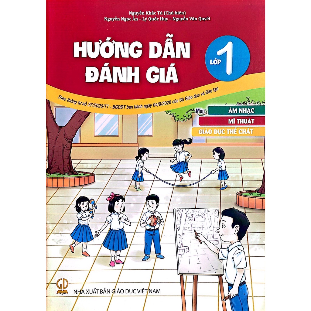 Sách - Hướng Dẫn Đánh Giá Lớp 1 - Môn Âm Nhạc, Mĩ Thuật, Giáo Dục Thể Chất (Theo thông tư số 27)