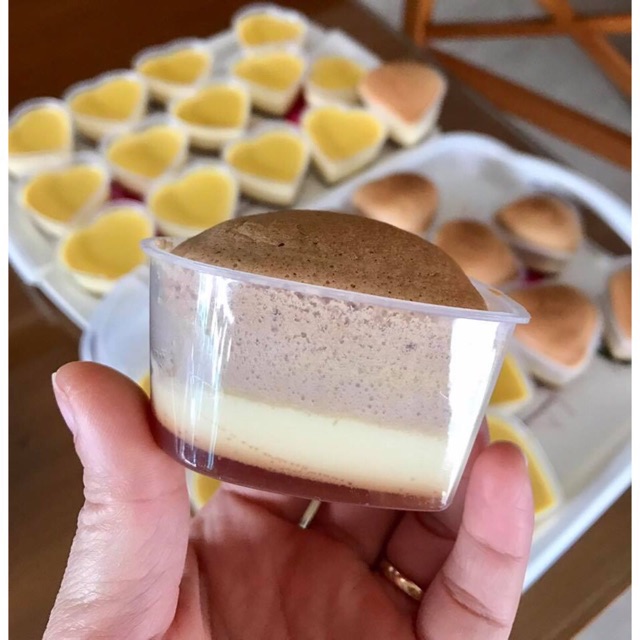 HỘP FLAN TIM - 50 cái/lốc