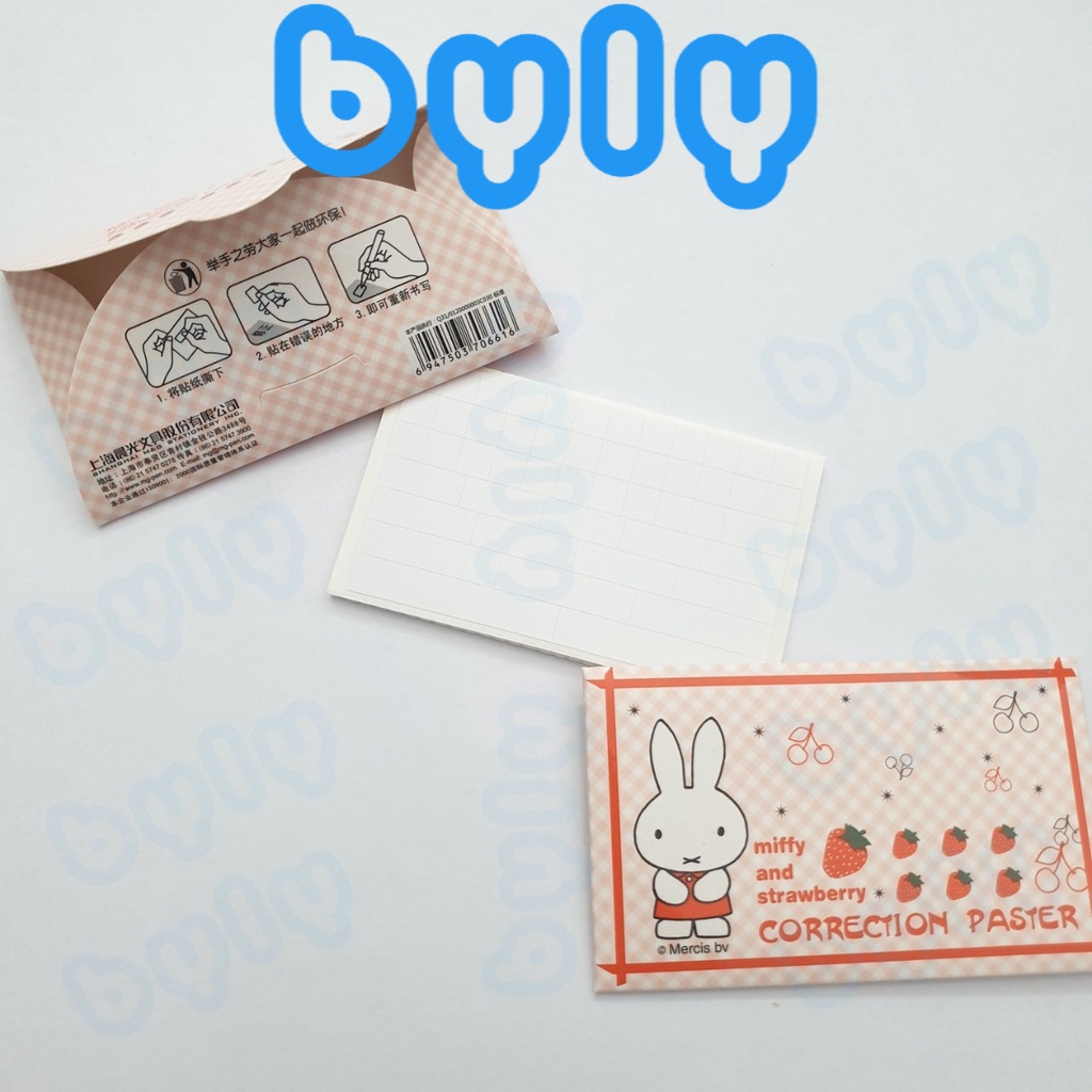 Xấp 10 tờ = 500 miếng xóa dán tiện lợi nhanh chóng M&G FAP90504 - ByLy Store