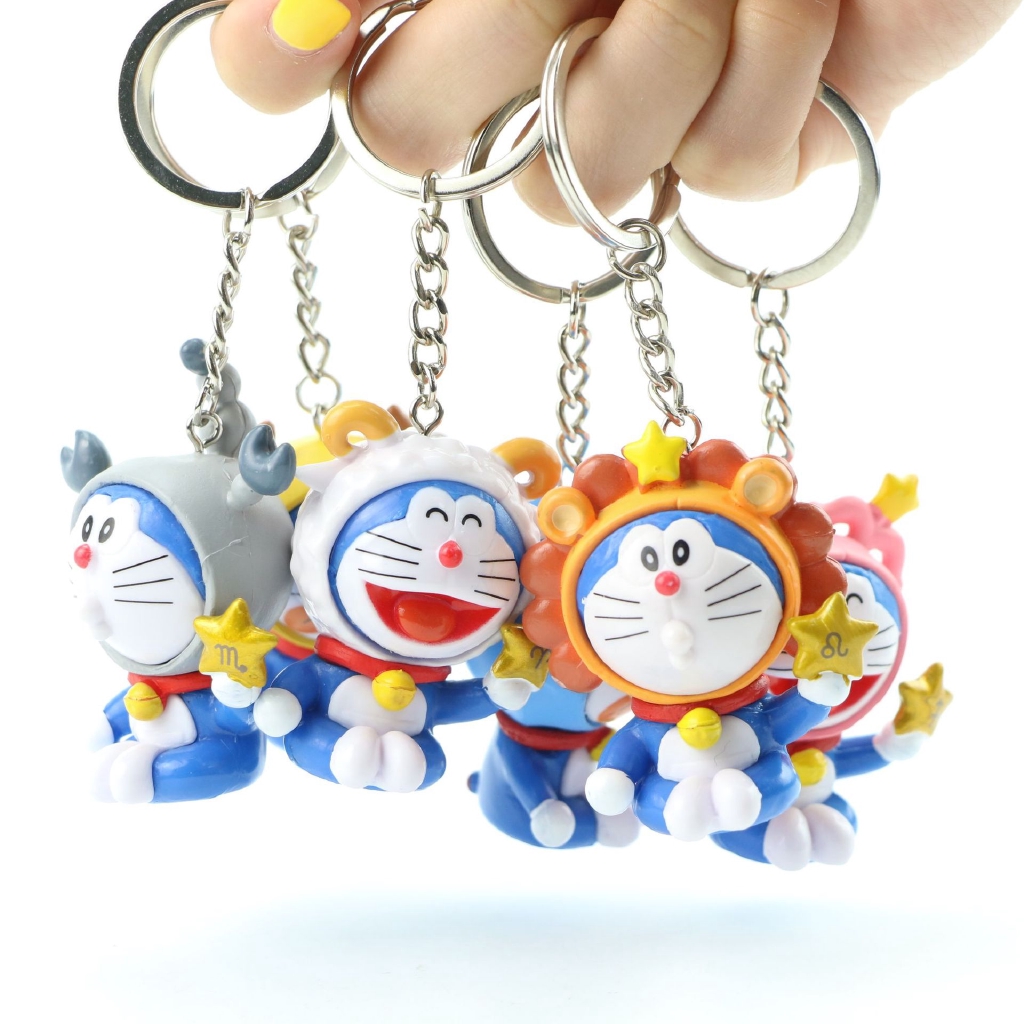 Set 12 Mô Hình Đồ Chơi Nhân Vật Hoạt Hình Doraemon 12 Cung Hoàng Đạo