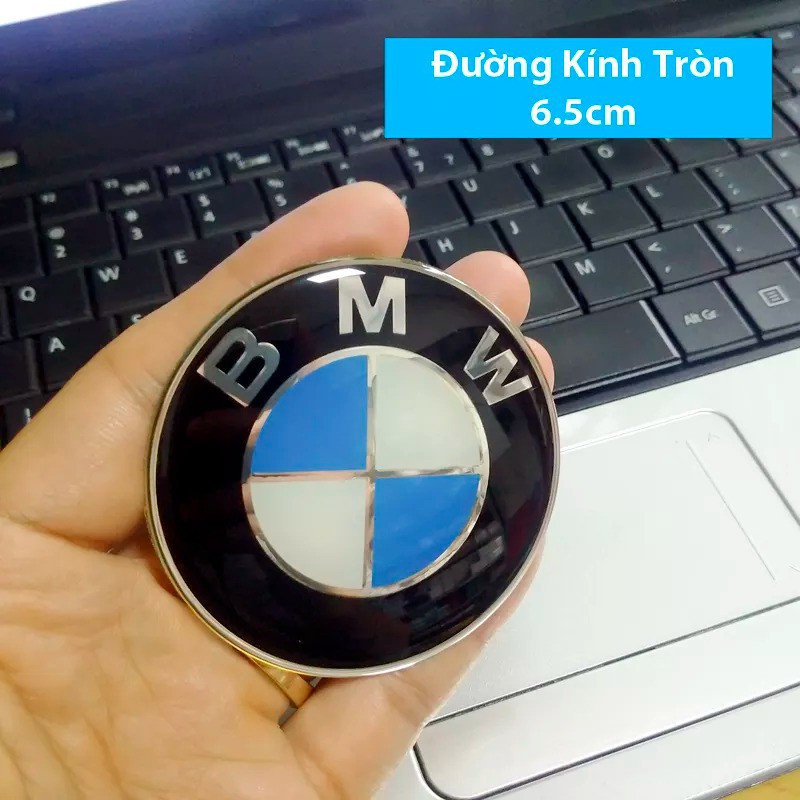 1 cái Logo BMW nhôm Đường Kính 6,5cm Nổi U