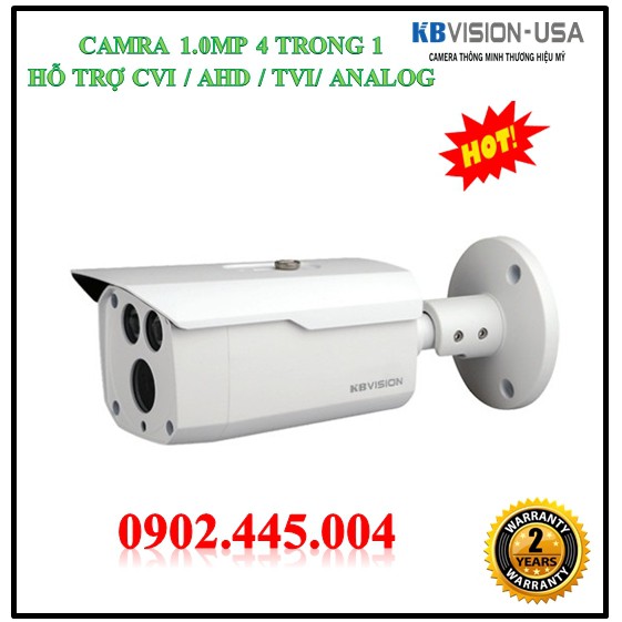 camera  ngoài trời KBVISION KX-1303C4 ( 1.3MP), hàng chính hãng, mới 100%