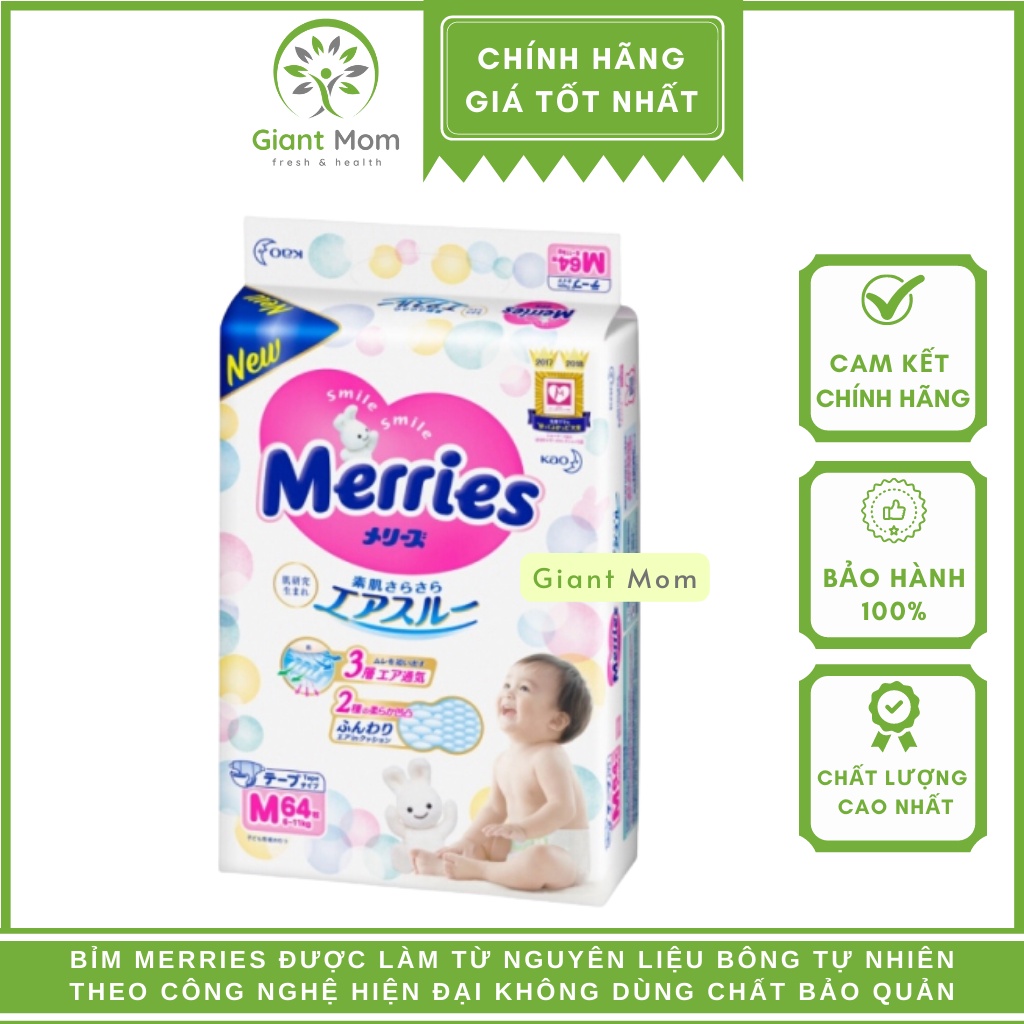 Bỉm Merries Nội Địa Nhật Cộng Miếng/jumbo Chính Hãng Dán/quần Đủ Size Nb96/s88/m68/m64/l58/l50/xl44/xxl28