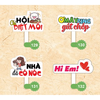 [Hashtag loại dày MS 121-140] Bảng hashtag chụp ảnh đám cưới