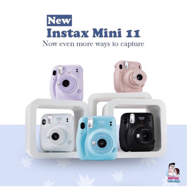 ( SLN 9 ) ( SLN 8 ) Instax Mini 11 - Máy ảnh lấy ngay Fujifilm - Chính hãng BH 1 năm - Tặng kèm 10 film