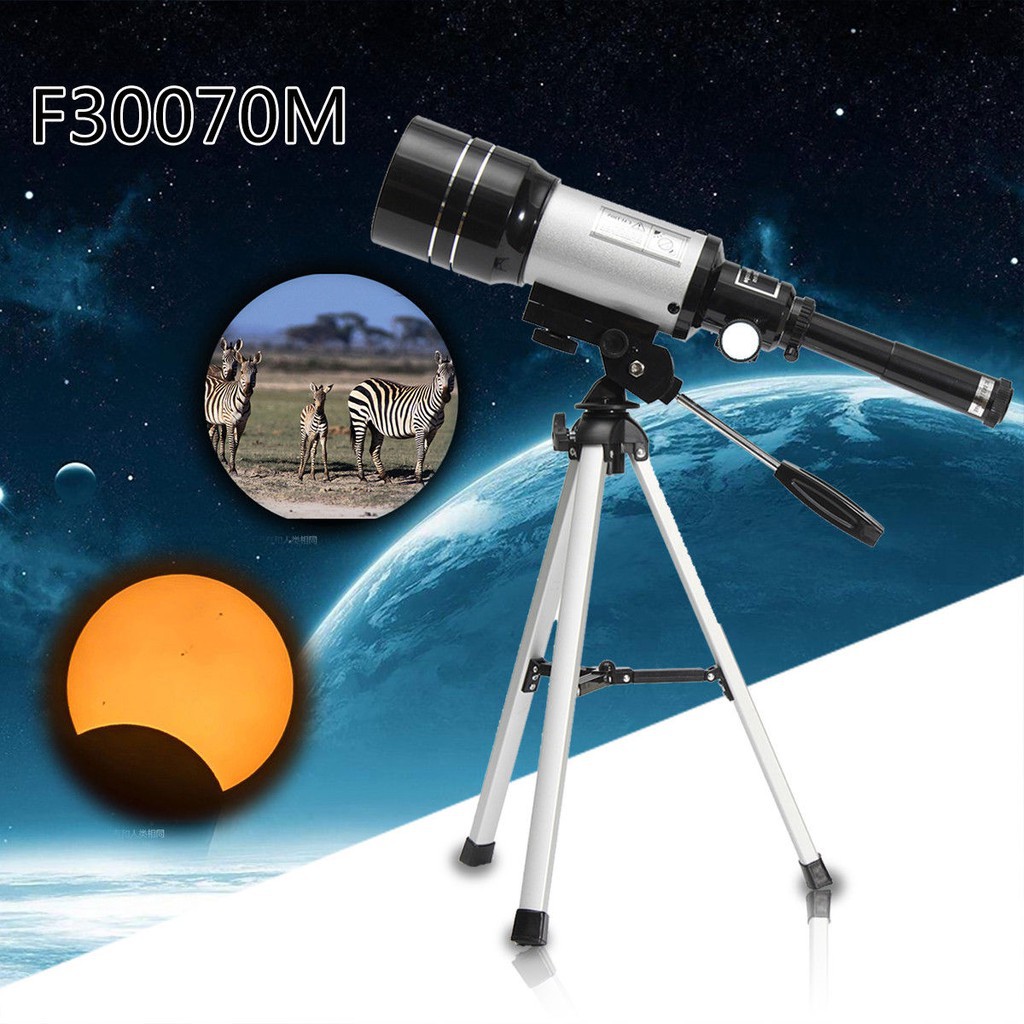 Kính thiên văn 1 mắt F30070M hàng cao cấp - Ống nhòm kính viễn quang độ phóng đại 150 lần  dùng quan sát ngắm sao, trăng