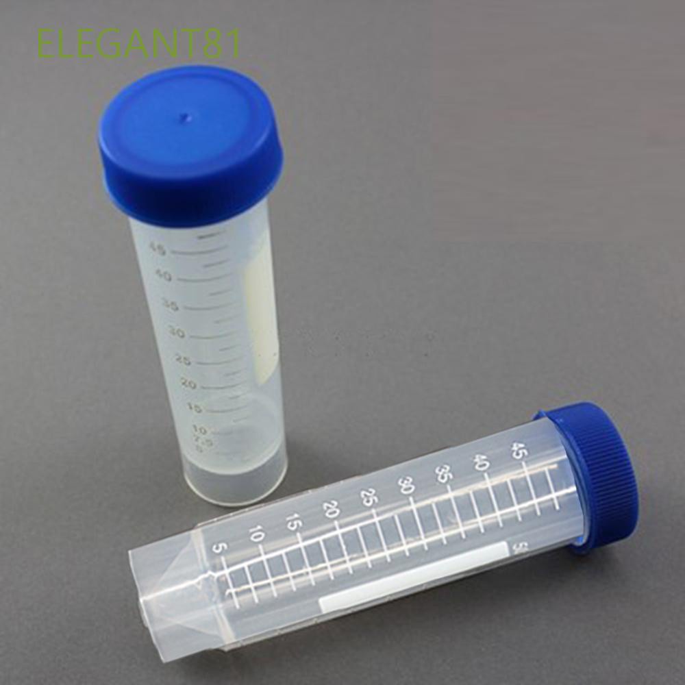 [Hàng mới về] Set 10 ống nhựa đựng dung dịch thí nghiệm dung tích 50ml