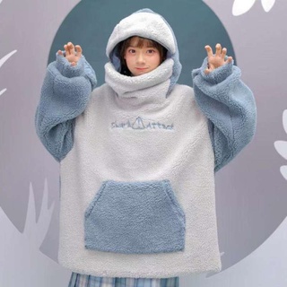 Áo hoodie con cá mập