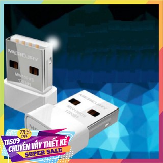 Usb wifi thu sóng mini không dây mercury tốc độ 150mbps dua79